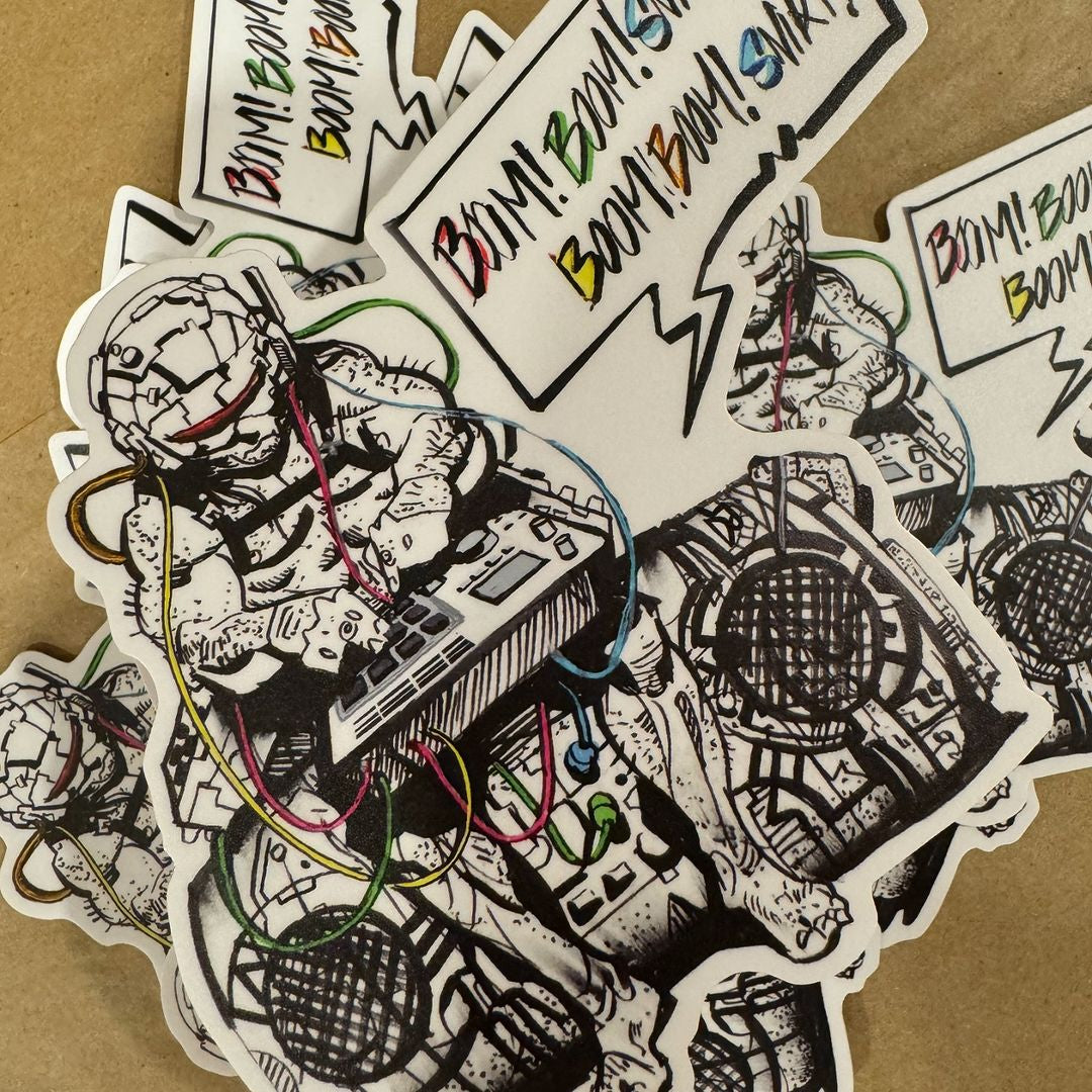 Boom Boom Snikt XL Sticker