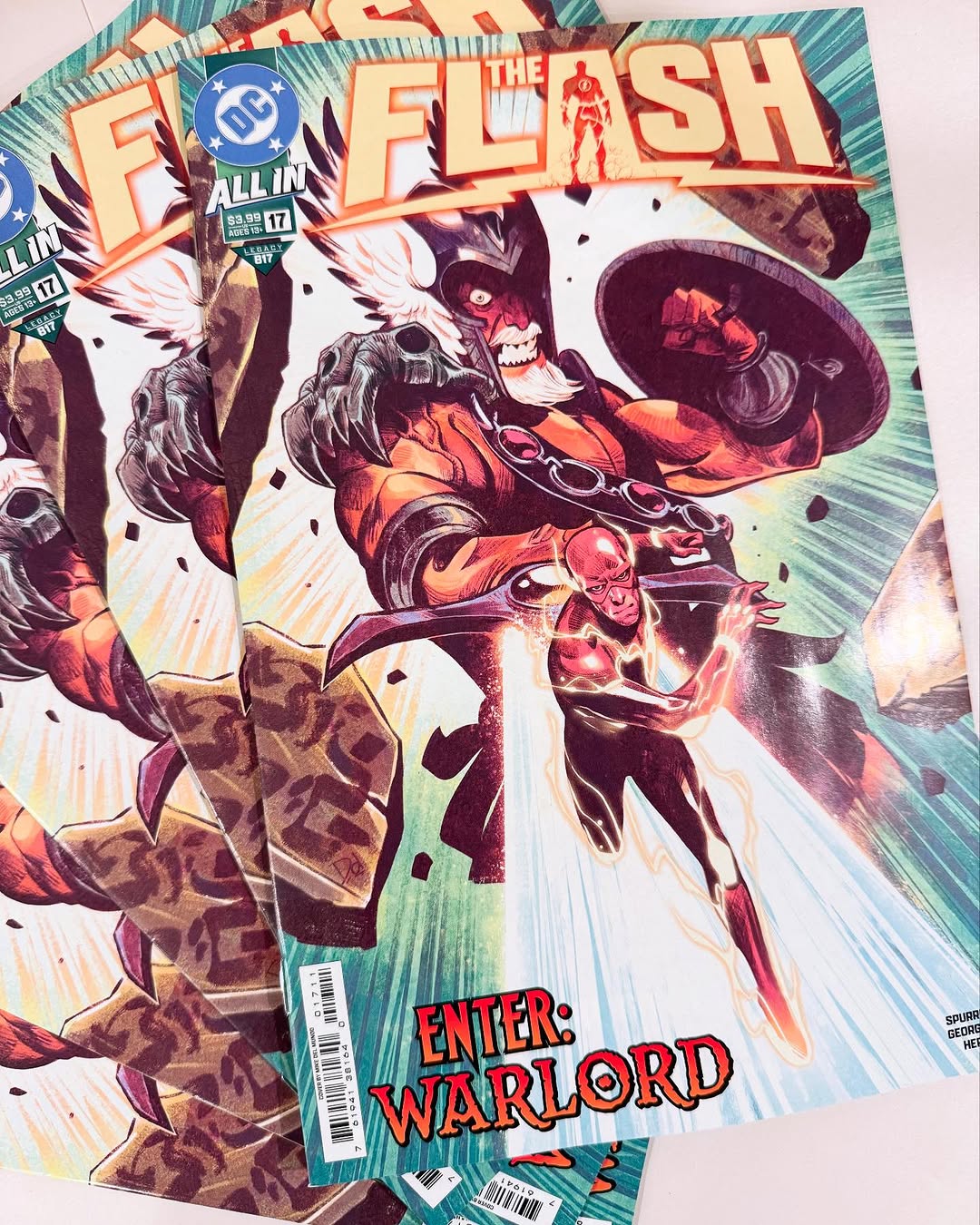 The Flash #17 Mike Del Mundo Signed