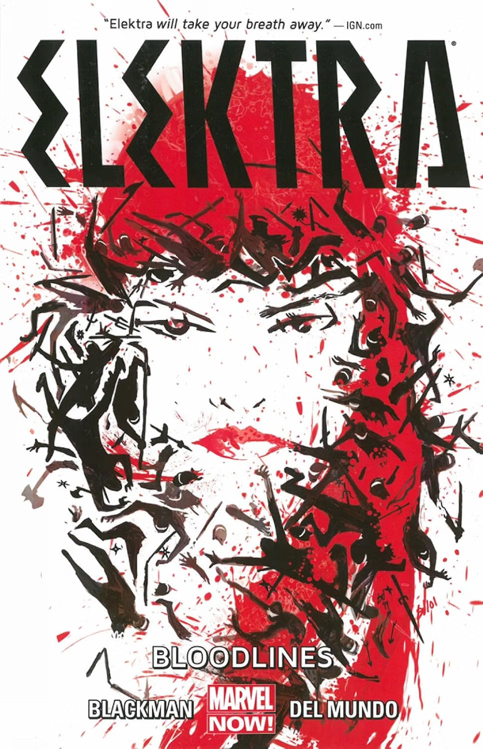 Elektra Volume 1: Bloodlines Signed by Mike del Mundo