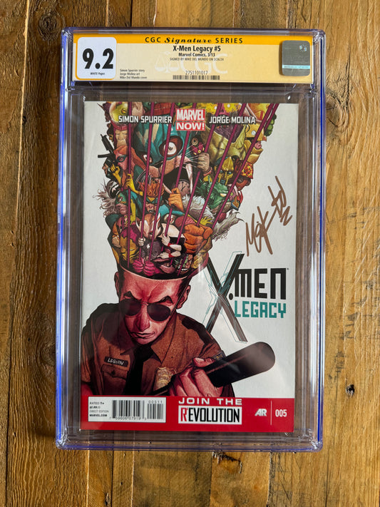 X-Men Legacy #5 CGC Signature Series 9.2