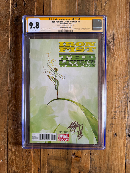 Iron Fist: The Living Weapon #1 Animal Variant CGC Signature Series 9.8