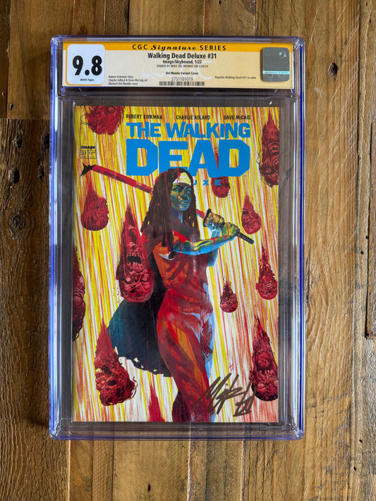 The Walking Dead Deluxe #31 CGC Signature Series 9.8 Signed