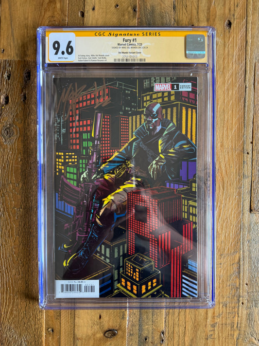 Fury #1 Variant CGC Signature Series 9.6