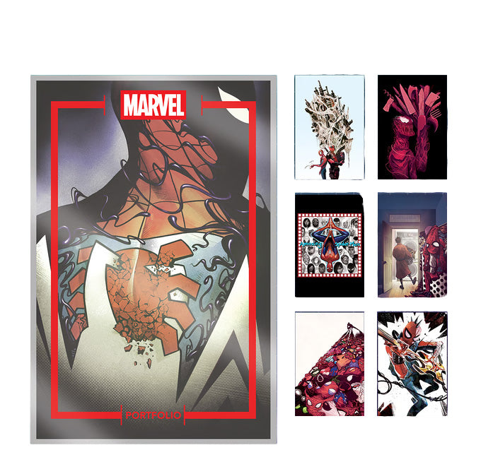 MARVEL PORTFOLIO OF MIKE DEL MUNDO SPIDER-MAN 9 PRINT SET