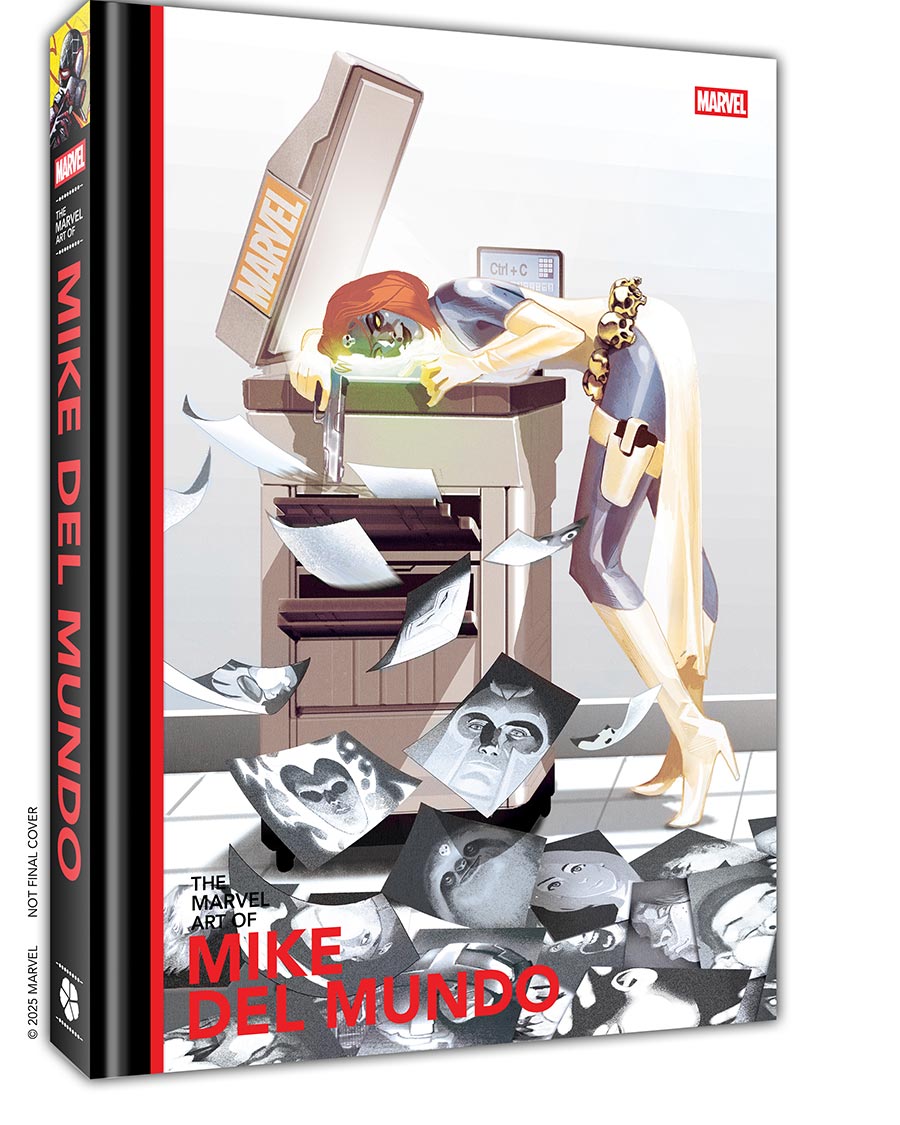 MARVEL ART OF MIKE DEL MUNDO HARD COVER DIRECT MARKET EDITION SIGNED