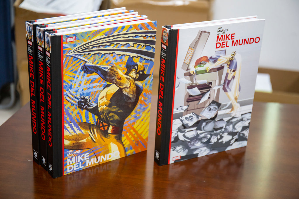 MARVEL ART OF MIKE DEL MUNDO HARD COVER + SLIPCASE + DUSTJACKET SIGNED