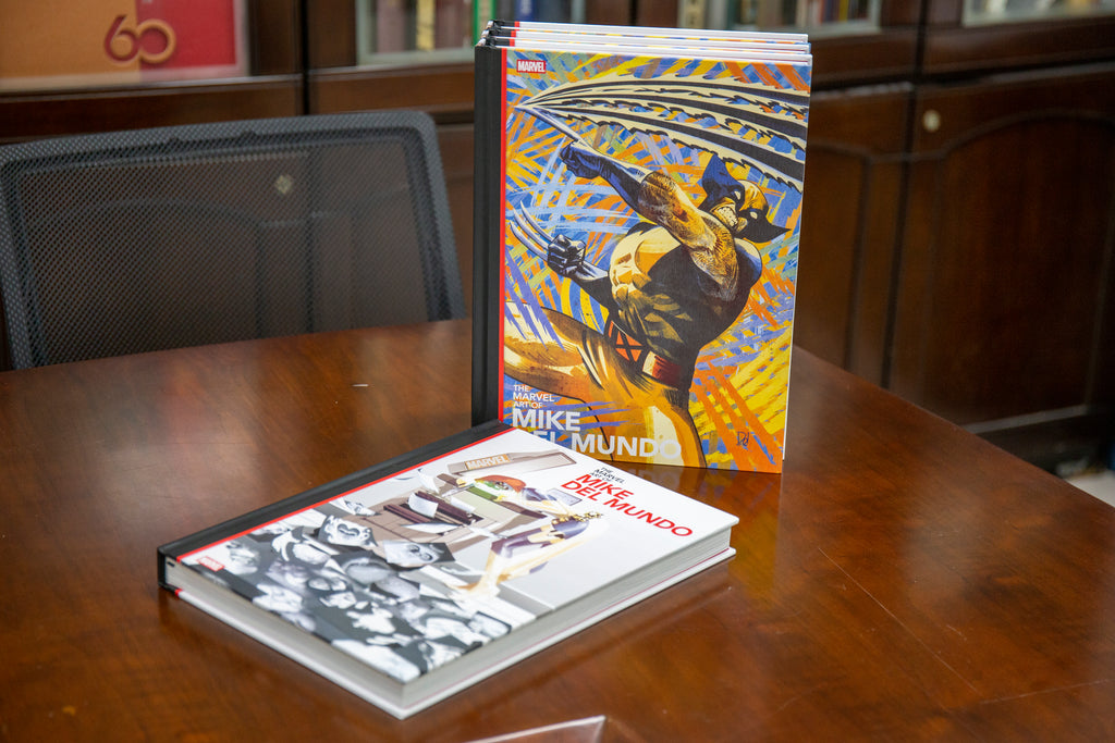 MARVEL ART OF MIKE DEL MUNDO HARD COVER + SLIPCASE + DUSTJACKET SIGNED