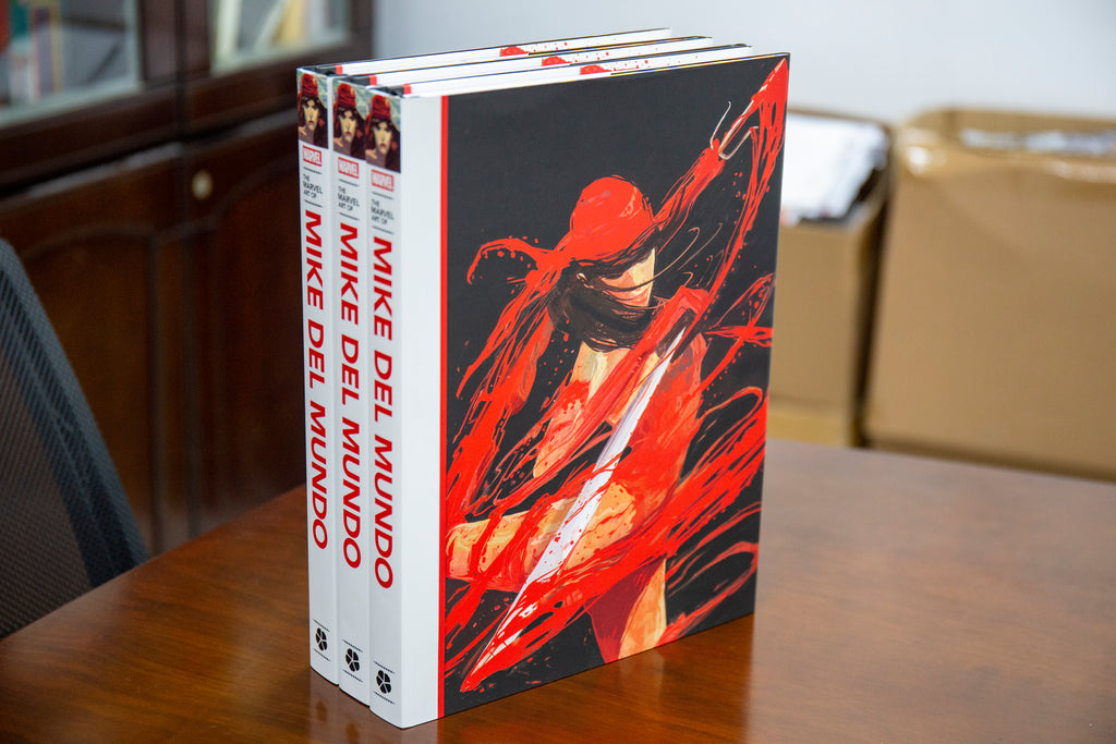 MARVEL ART OF MIKE DEL MUNDO HARD COVER + SLIPCASE + DUSTJACKET SIGNED