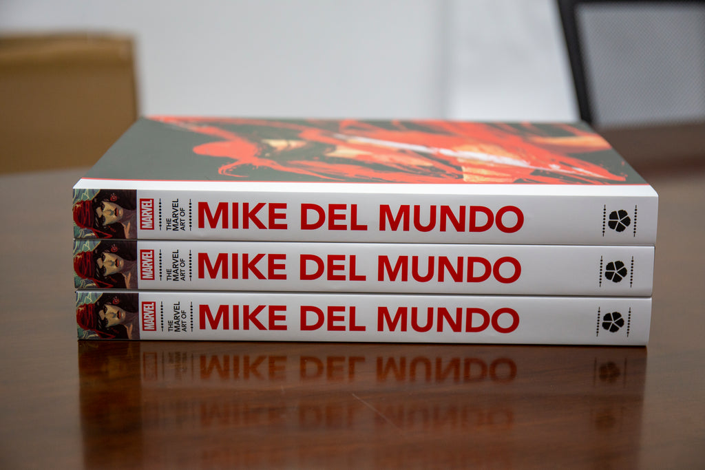 MARVEL ART OF MIKE DEL MUNDO HARD COVER + SLIPCASE + DUSTJACKET SIGNED