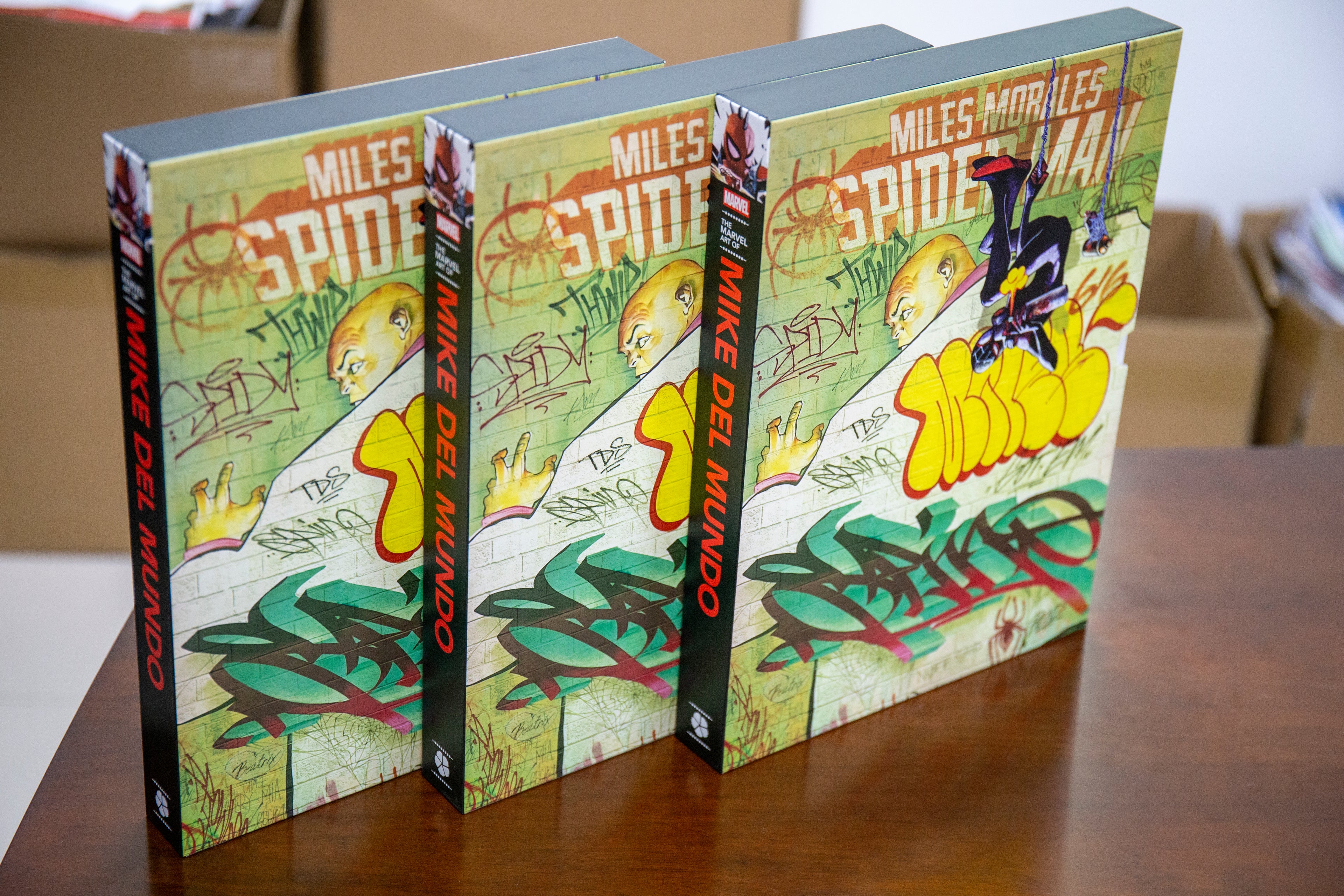 MARVEL ART OF MIKE DEL MUNDO HARD COVER + SLIPCASE + DUSTJACKET SIGNED