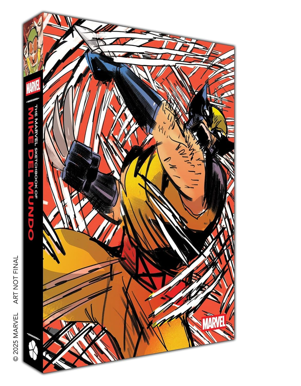 MARVEL SKETCHBOOK OF MIKE DEL MUNDO TRADE PAPER BACK SIGNED