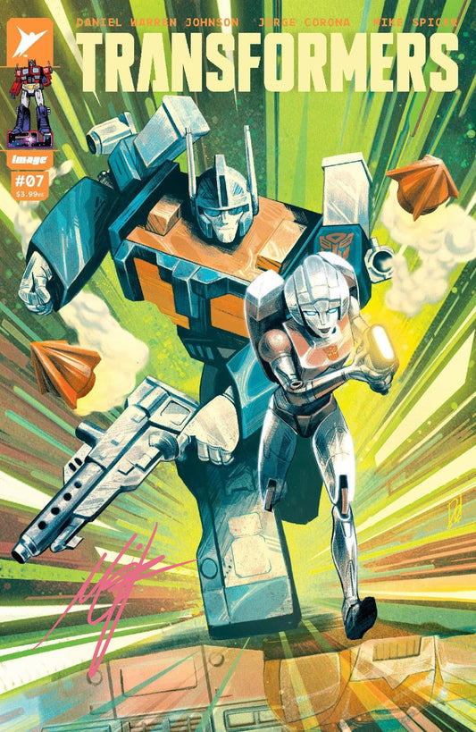 Transformers #7 Cover F Incentive 1:100 Mike Del Mundo Variant