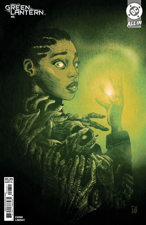 Absolute Green Lantern #6 Cover C Mike Del Mundo Variant Signed