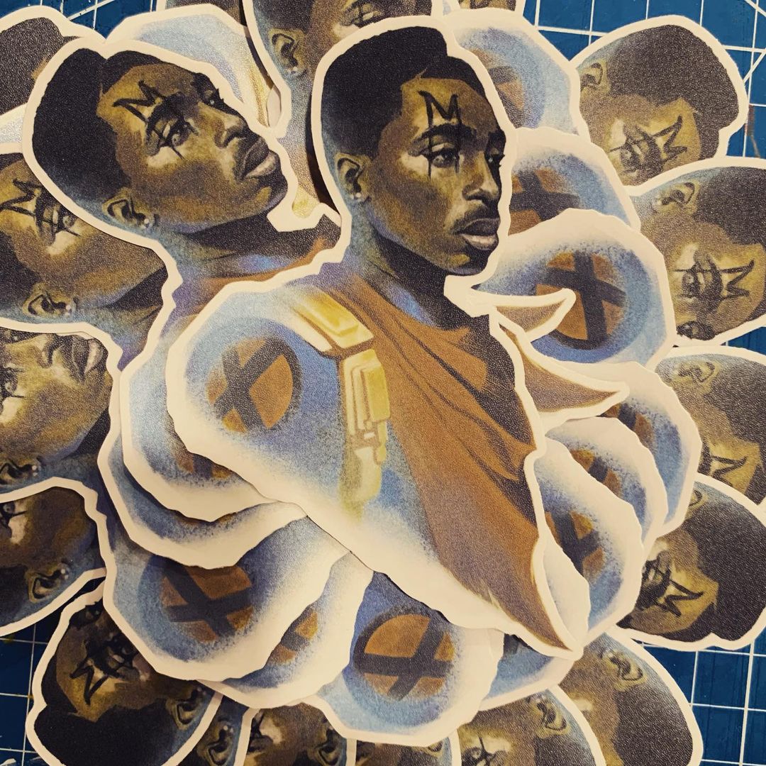 Bishop Squared XL Sticker