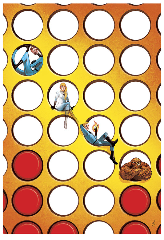 Connect Four 13" x 19" Print