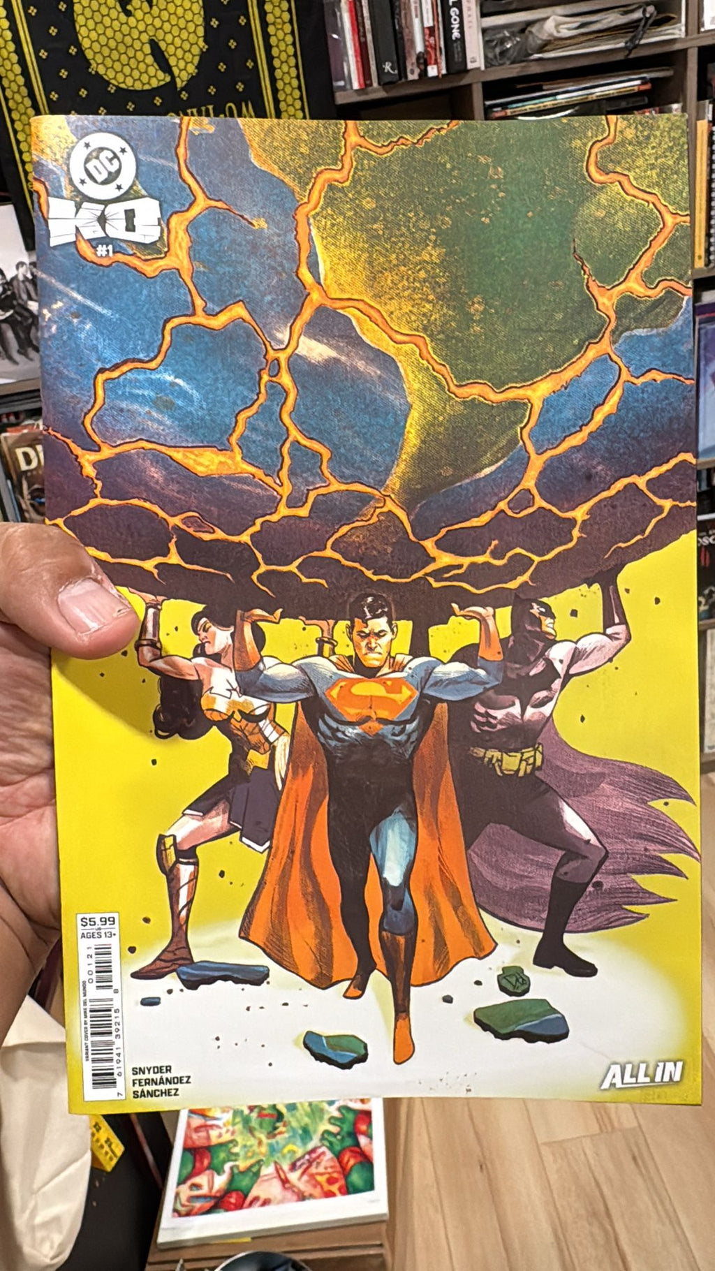 DC K.O. #1 VARIANT SIGNED BY MIKE DEL MUNDO