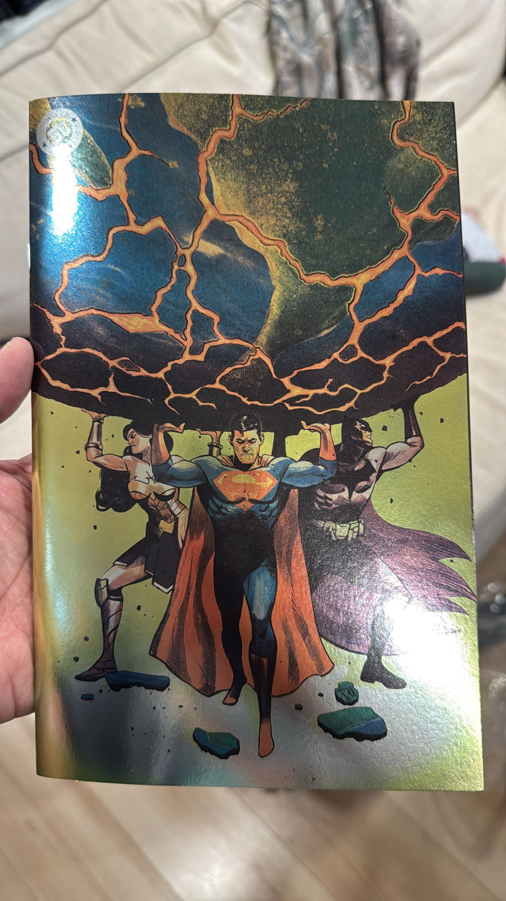 DC K.O. #1 FOIL VARIANT SIGNED BY MIKE DEL MUNDO