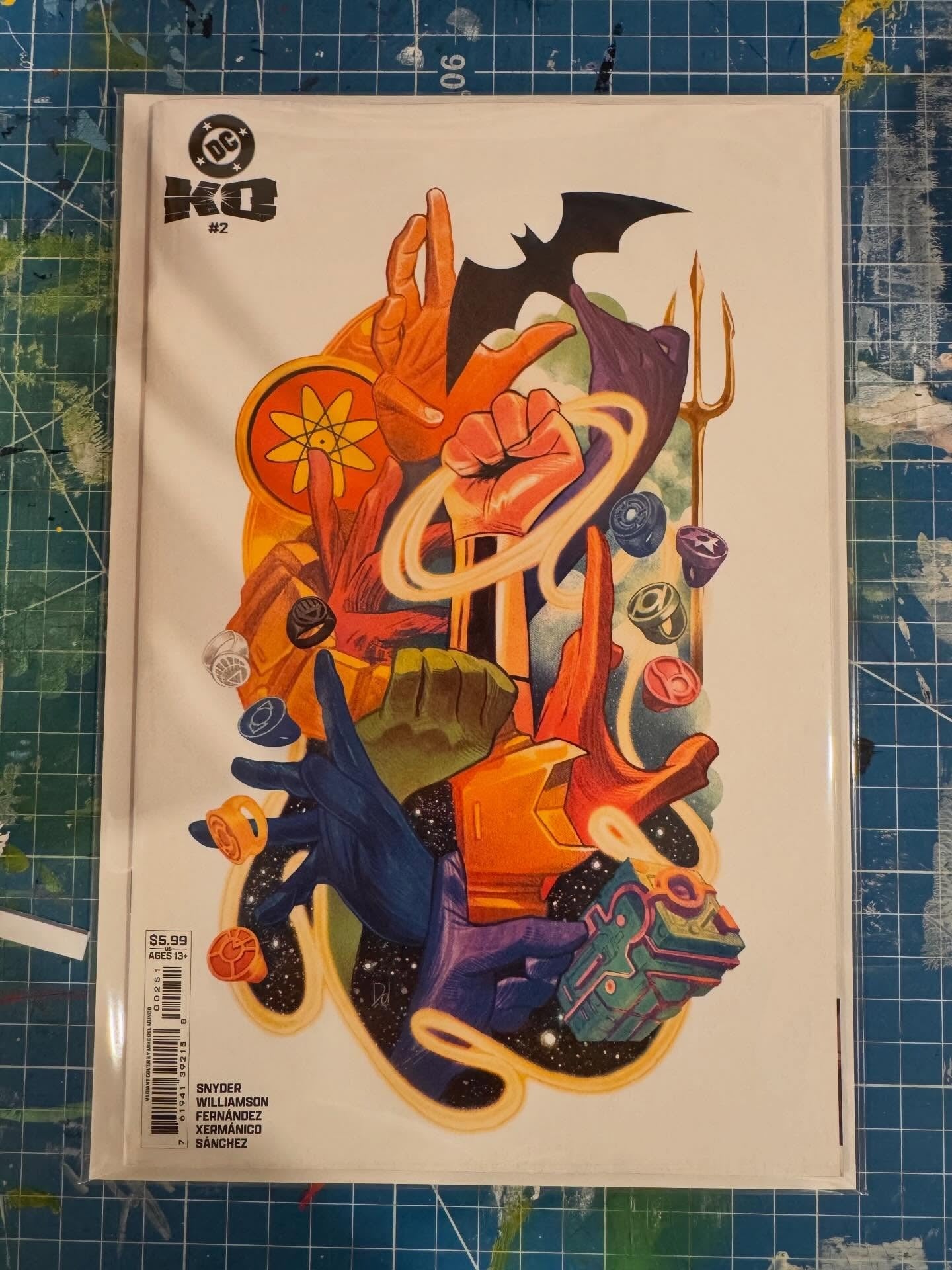 DC K.O. #2 VARIANT SIGNED BY MIKE DEL MUNDO