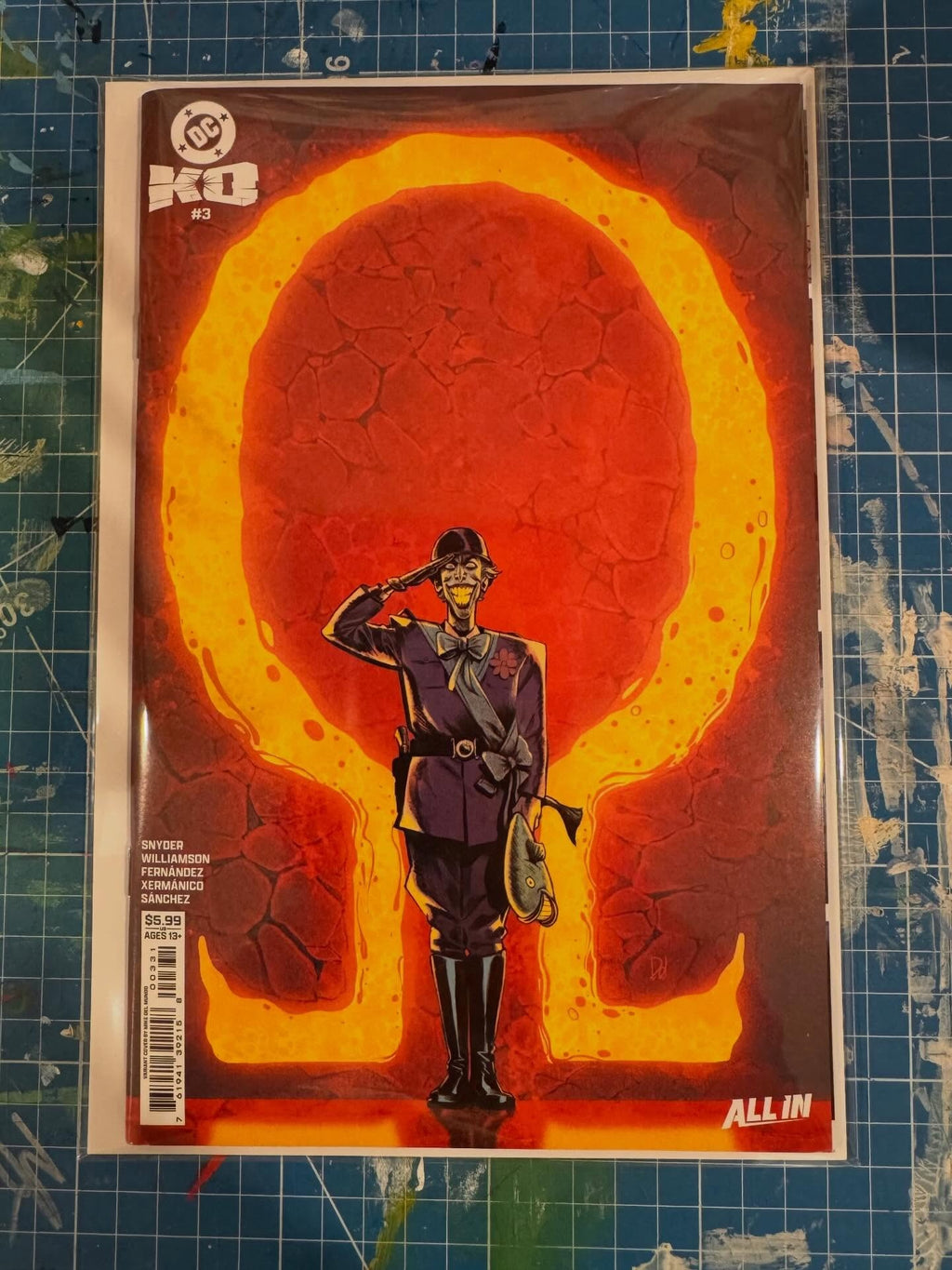 DC K.O. #3 VARIANT SIGNED BY MIKE DEL MUNDO