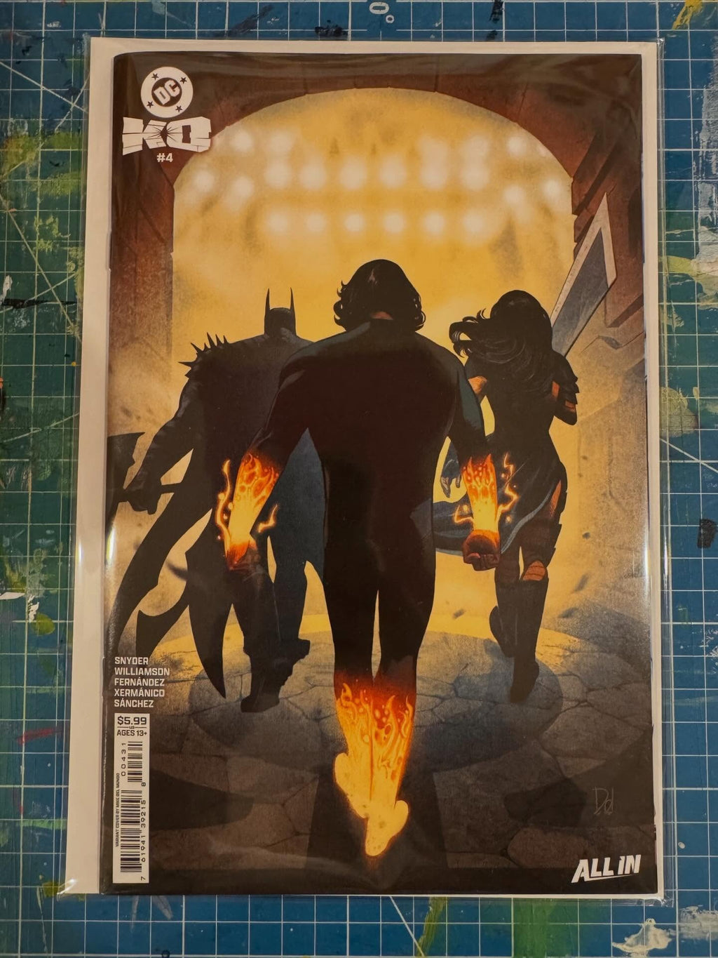 DC K.O. #4 VARIANT SIGNED BY MIKE DEL MUNDO