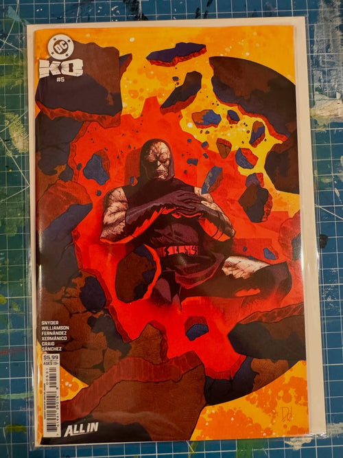 DC K.O. #5 VARIANT SIGNED BY MIKE DEL MUNDO