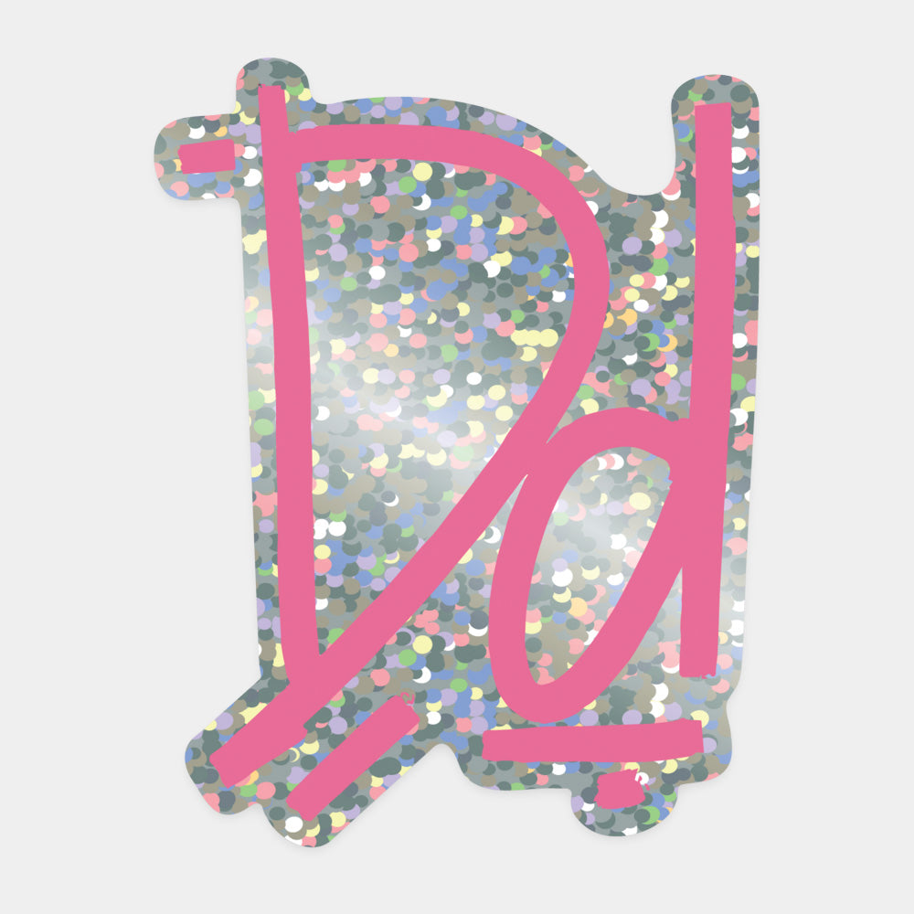 Del Mundo Glitter Sticker