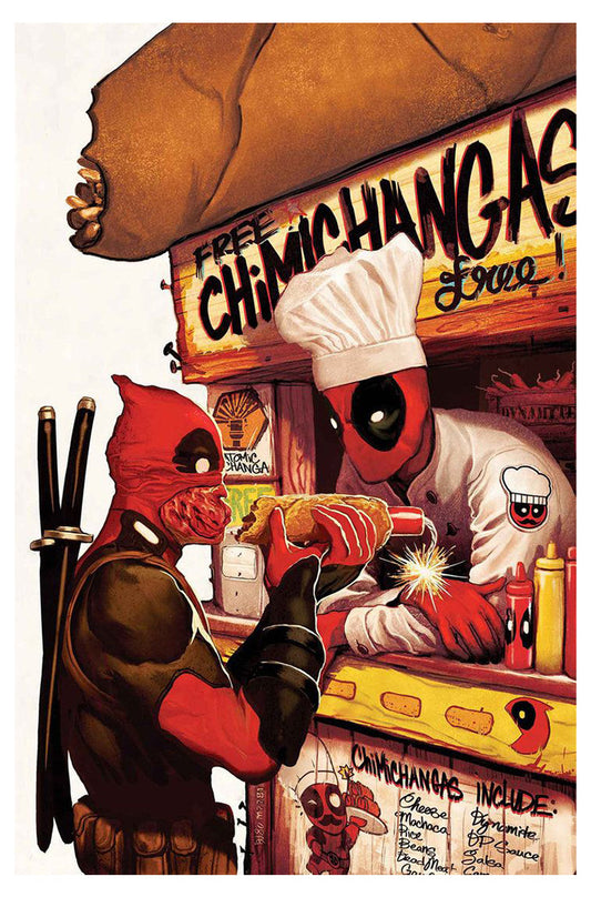 Deadpool Chimichangas 13" x 19" Print