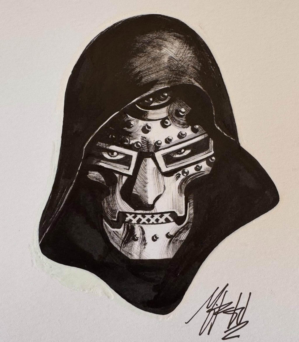 5" x 7" Commission Original Art by Mike del Mundo