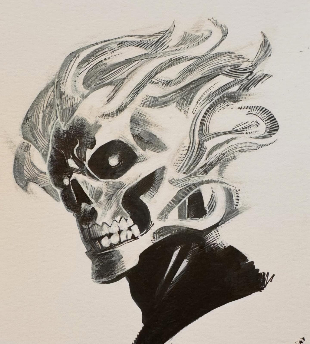 5" x 7" Commission Original Art by Mike del Mundo