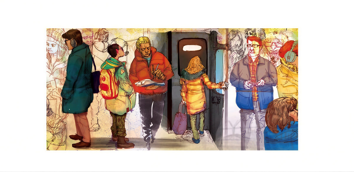 DAILY COMMUTE BY MIKE DEL MUNDO