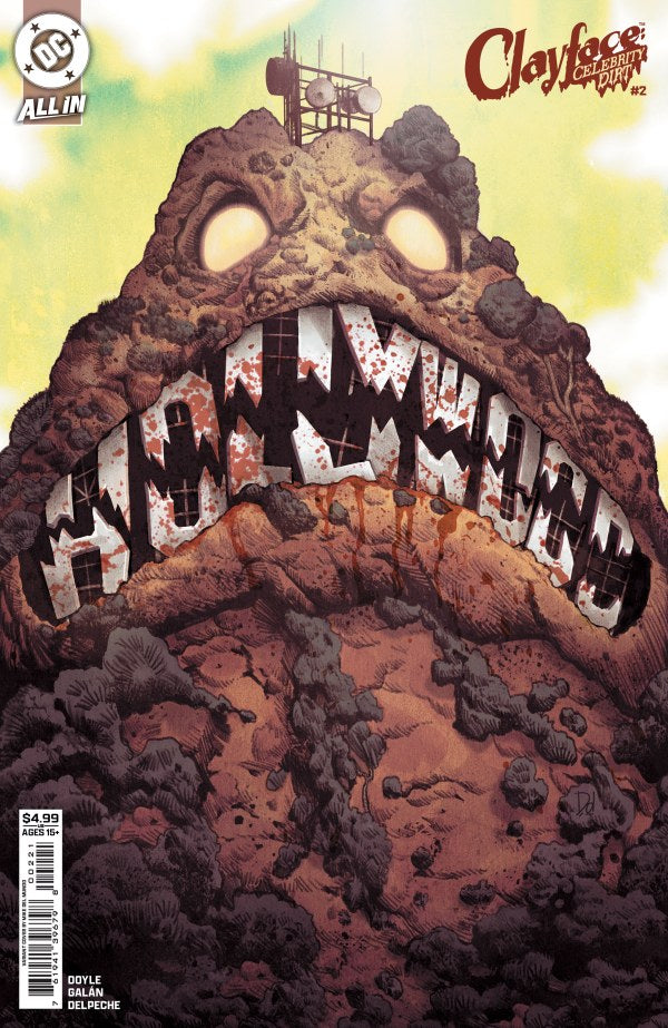 Clayface: Celebrity Dirt #2 Cover B Signed by Mike del Mundo