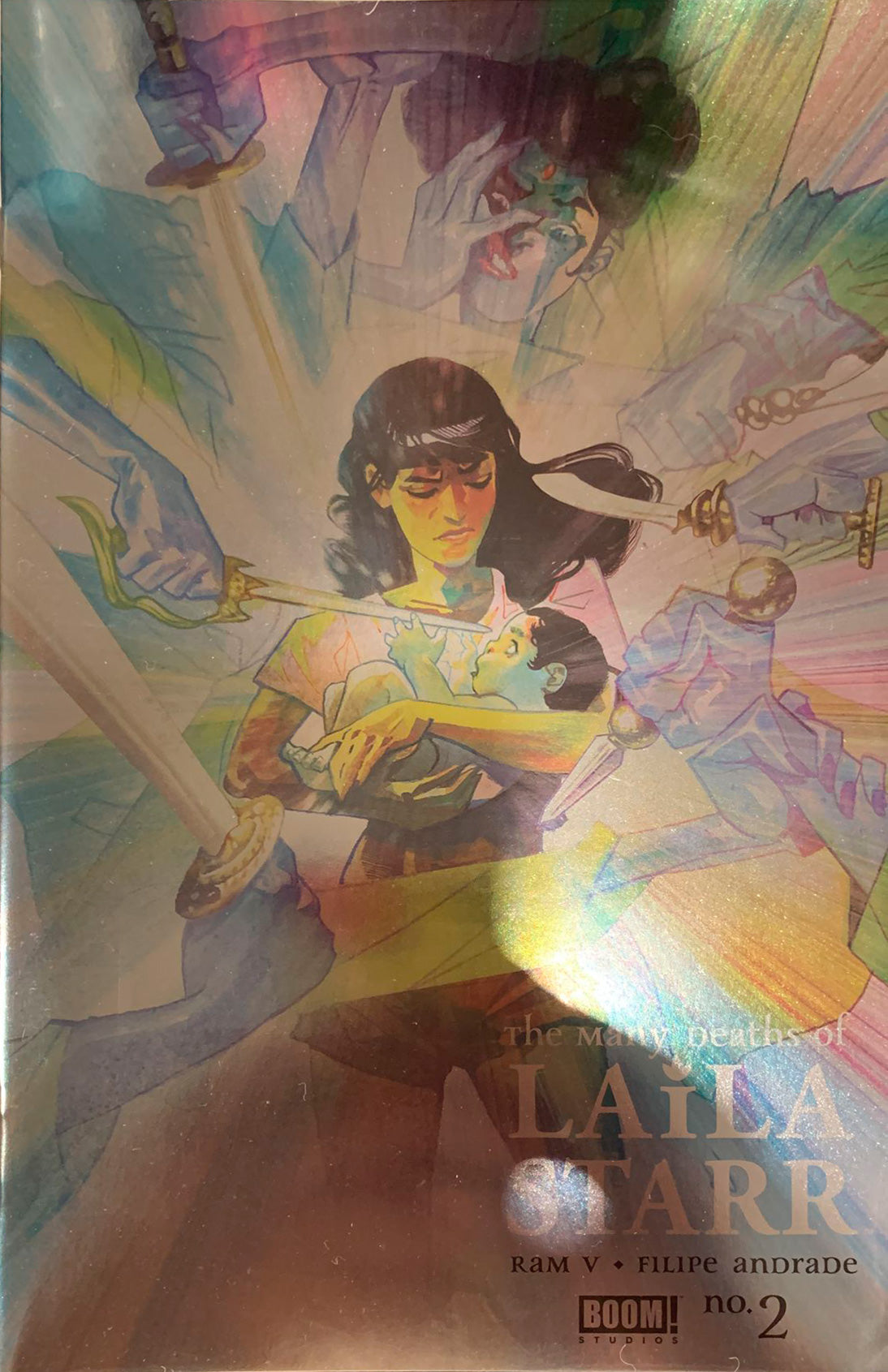 Many Deaths of Laila Starr #2 Del Mundo Foil Signed