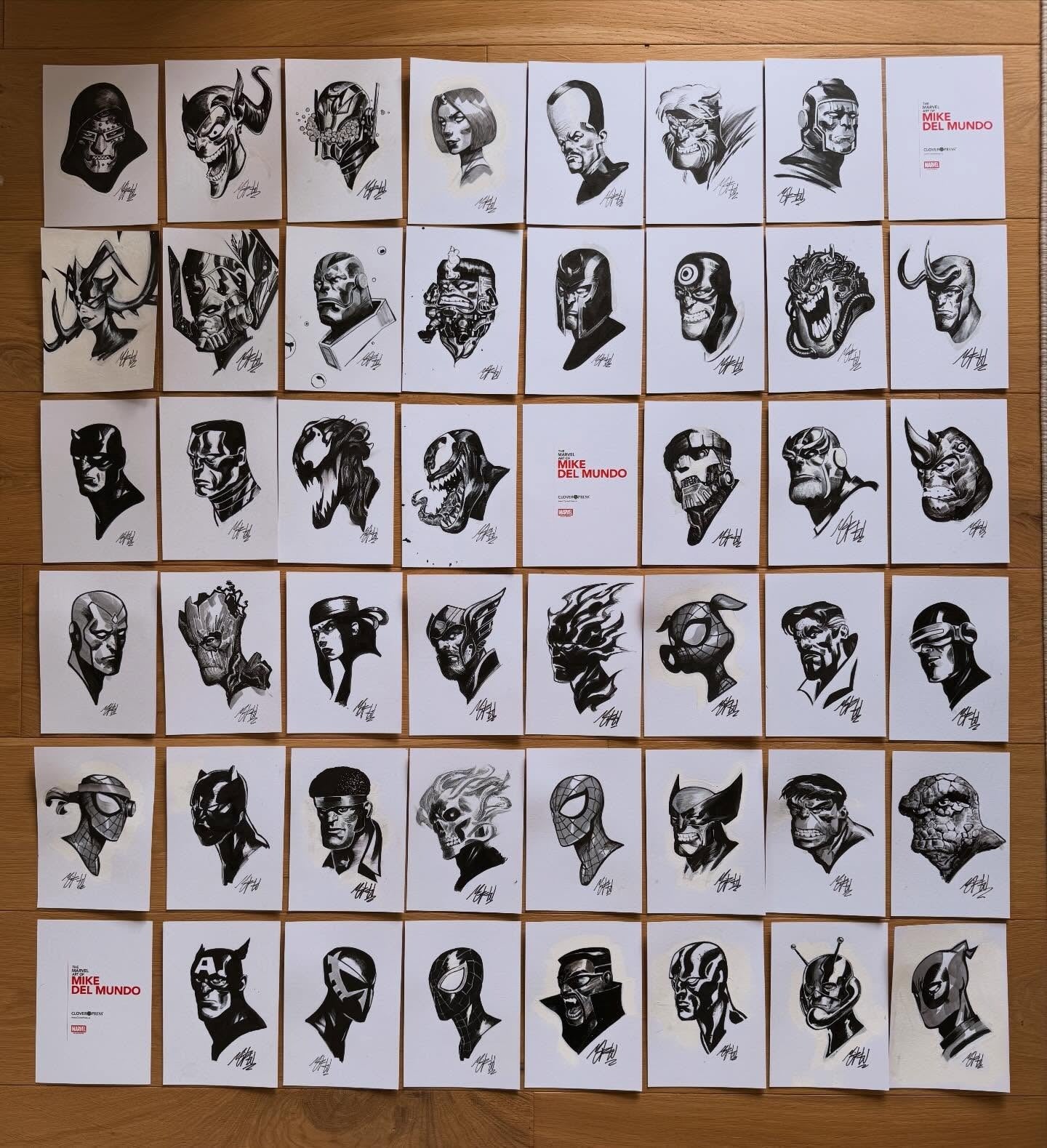 5" x 7" Commission Original Art by Mike del Mundo