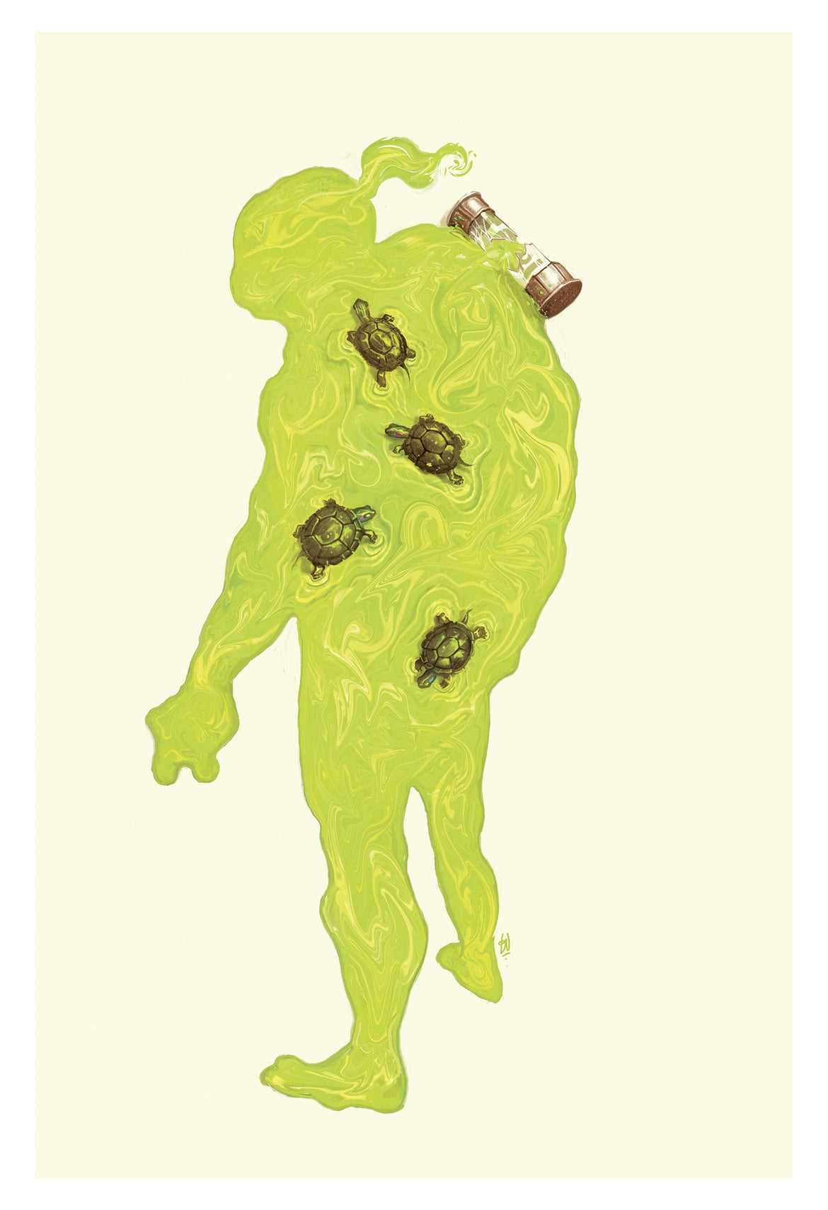 Oozey Does It 13" x 19" Print