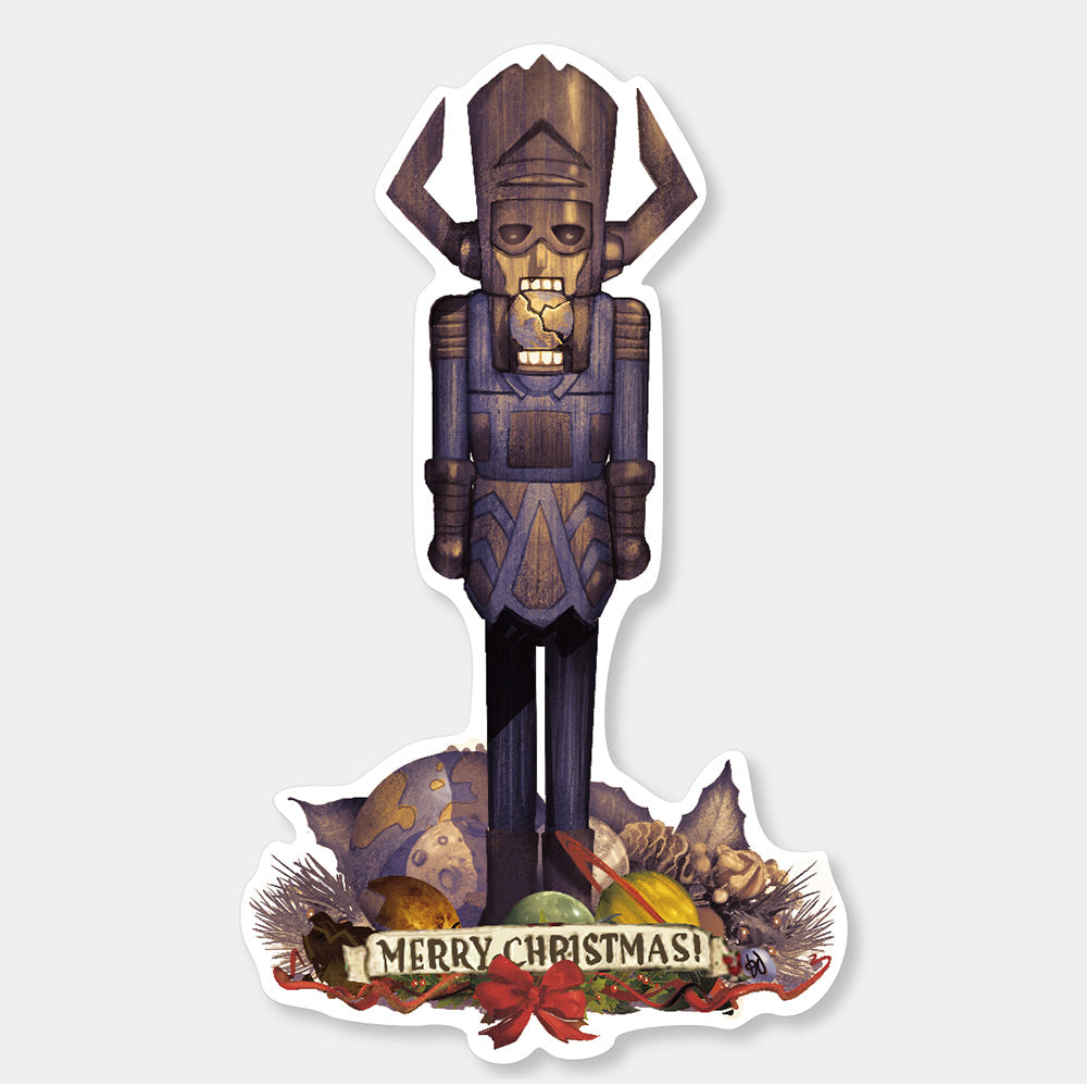 Planet Cracker Sticker