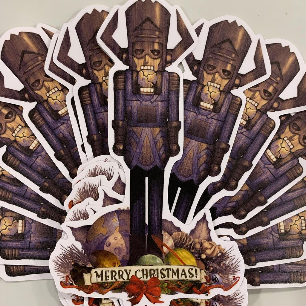 Planet Cracker Sticker