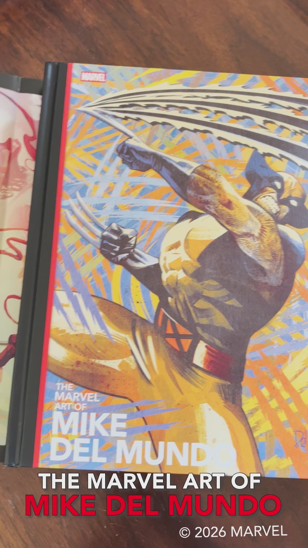 MARVEL ART OF MIKE DEL MUNDO HARD COVER + SLIPCASE + DUSTJACKET SIGNED