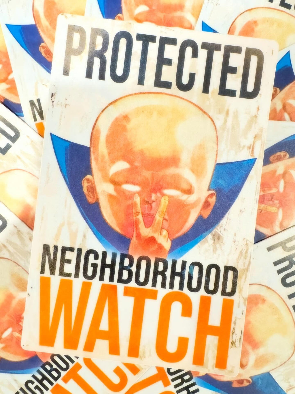 Neighborhood Watch Protected Sticker