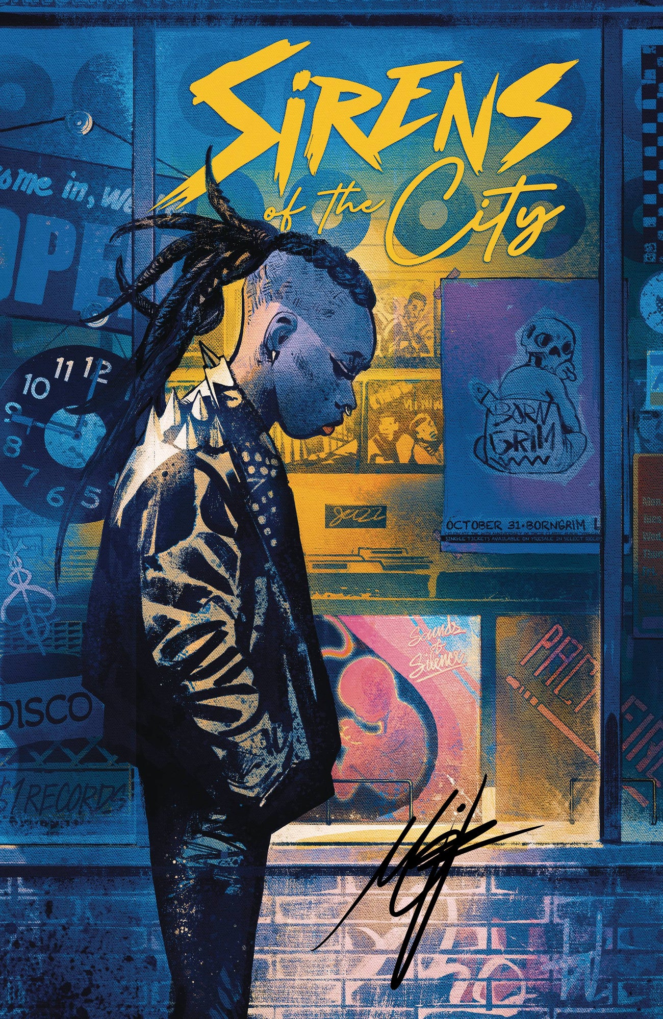 Sirens Of The City #6 1:25 Del Mundo Variant Signed