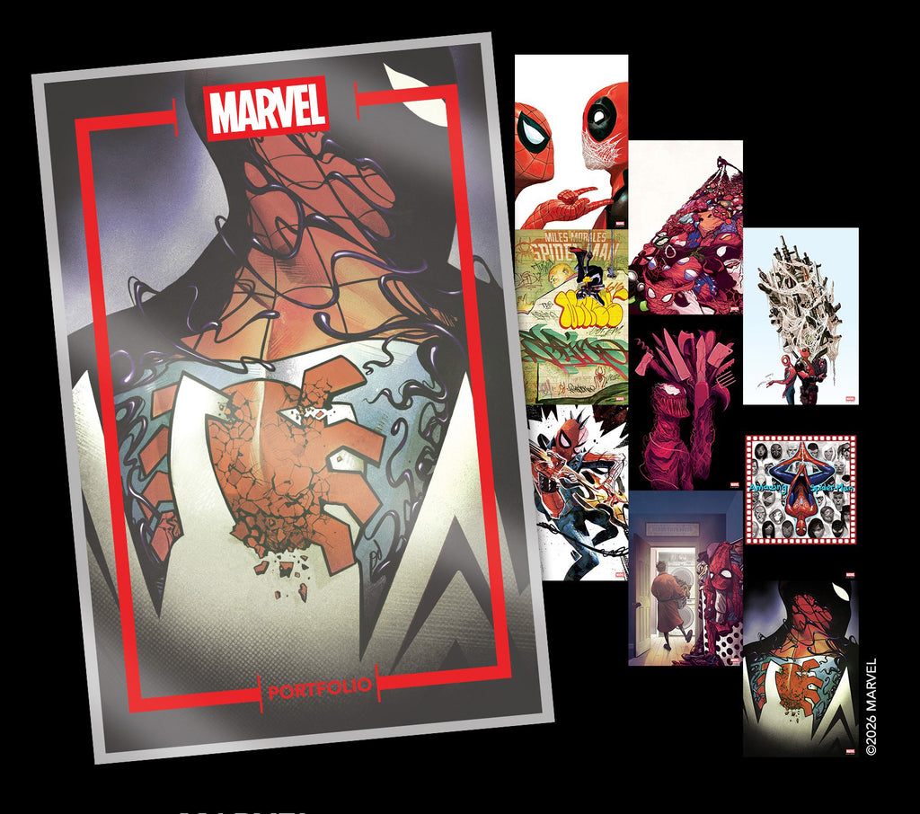 MARVEL PORTFOLIO OF MIKE DEL MUNDO SPIDER-MAN 9 PRINT SET