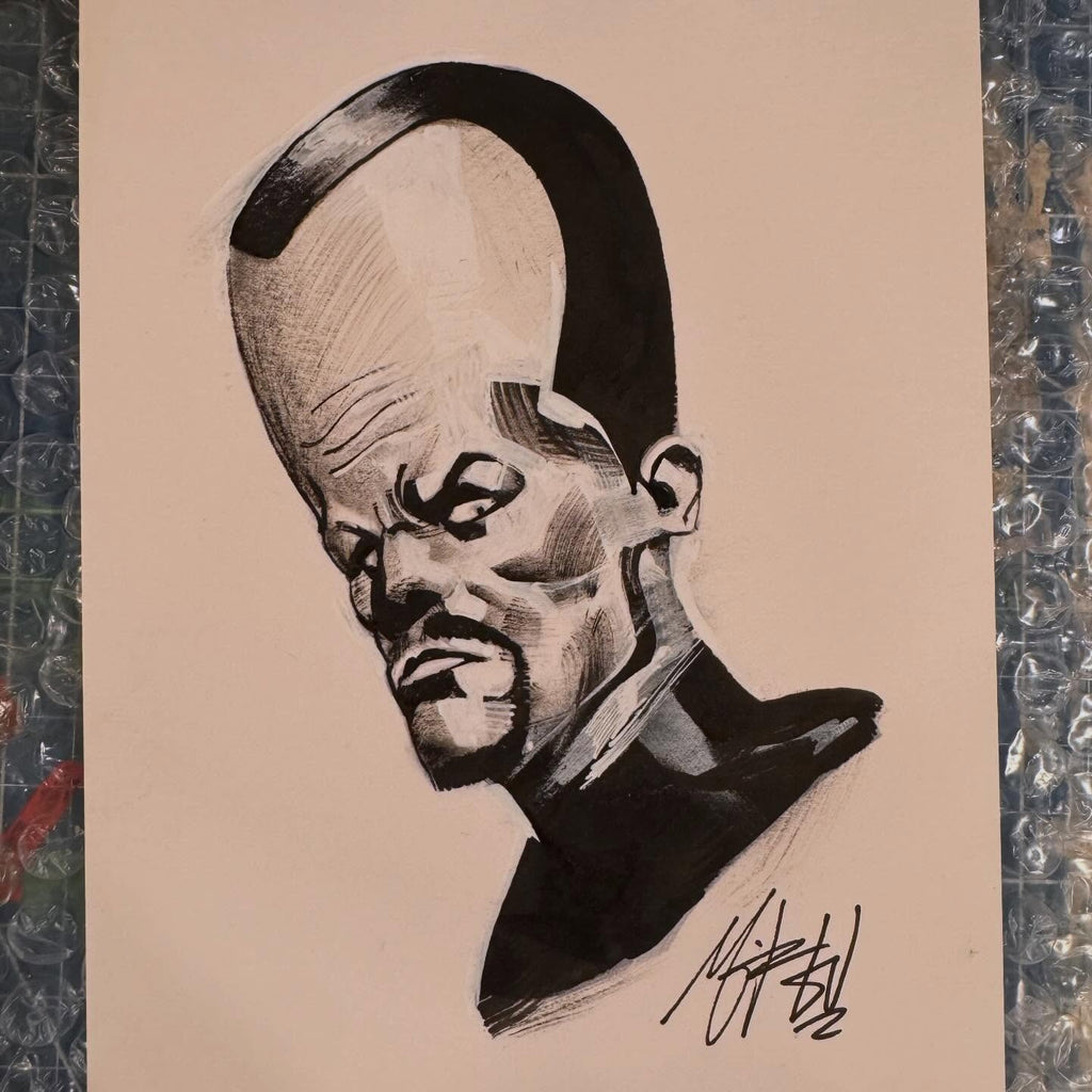 5" x 7" Commission Original Art by Mike del Mundo