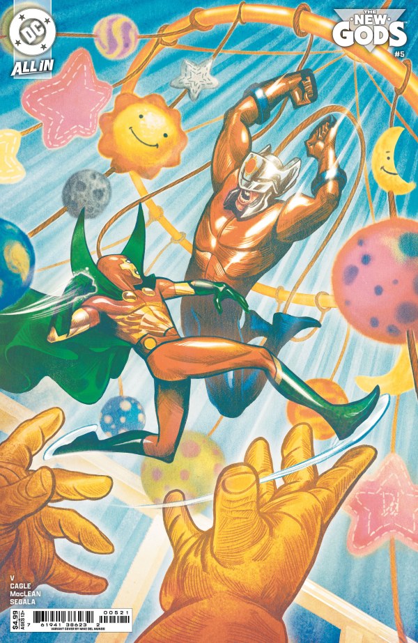 The New Gods #5 Cover B Mike Del Mundo Variant Signed