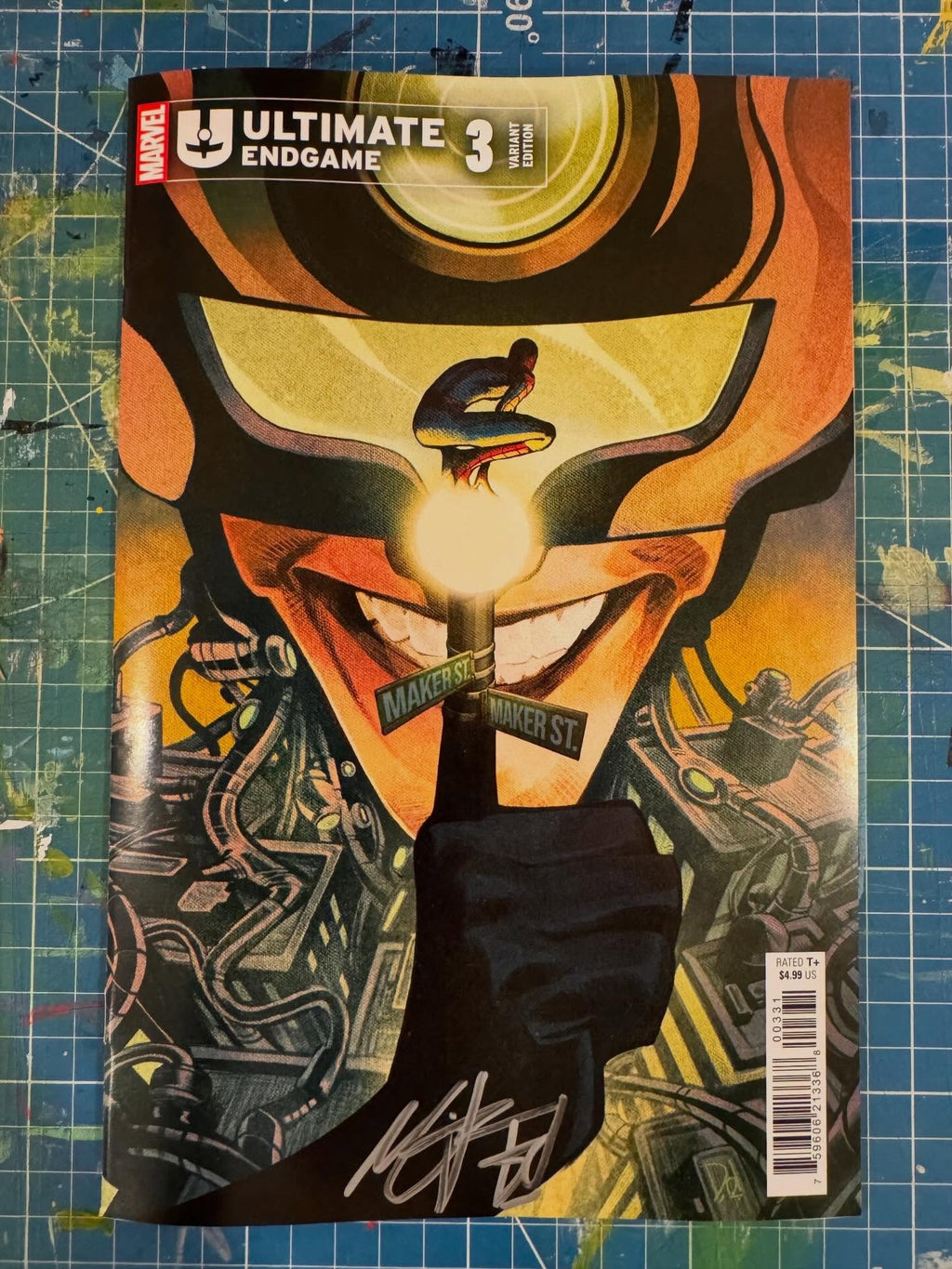 Ultimate Endgame #3 Mike Del Mundo Variant Signed