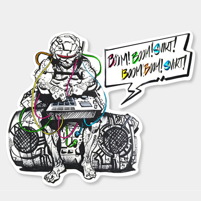 Boom Boom Snikt XL Sticker