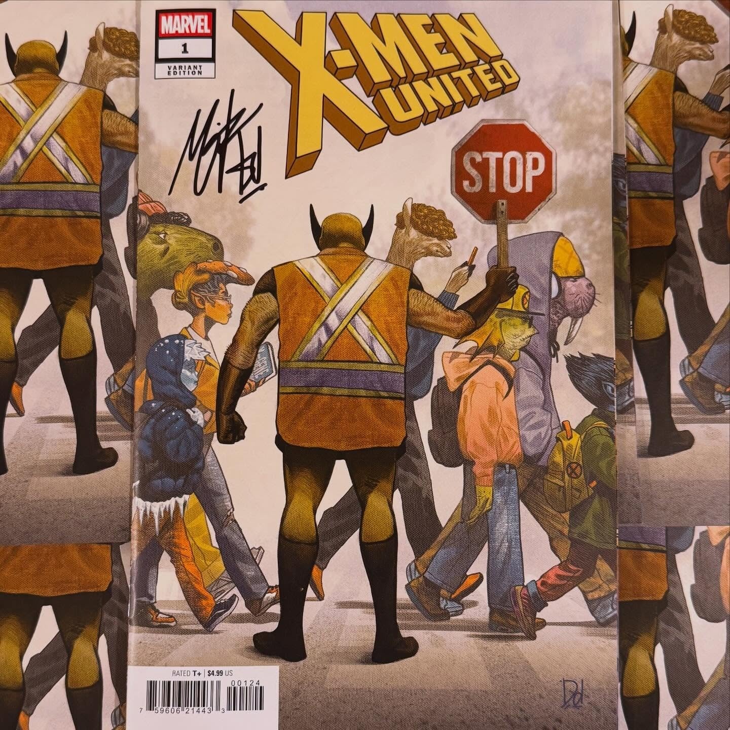 X-Men United #1 Mike Del Mundo Variant Signed