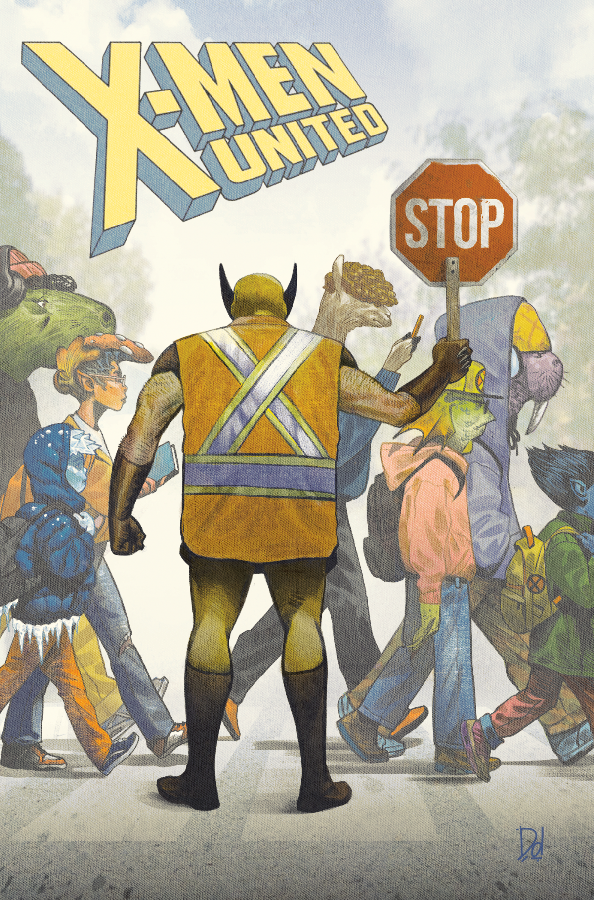 X-Men United #1 Mike Del Mundo Variant Signed