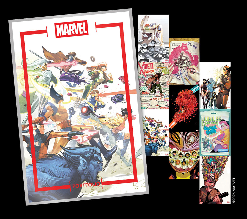 MARVEL PORTFOLIO OF MIKE DEL MUNDO X-MEN 9 PRINT SET
