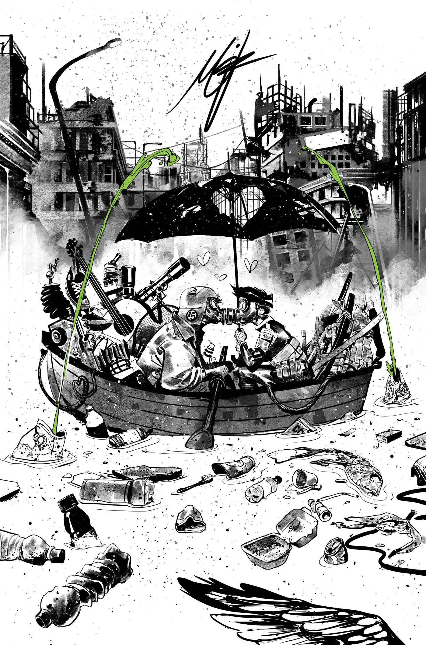 Once Upon A Time At The End Of The World #1 Del Mundo Boom Studios Exclusive Variant SIGNED