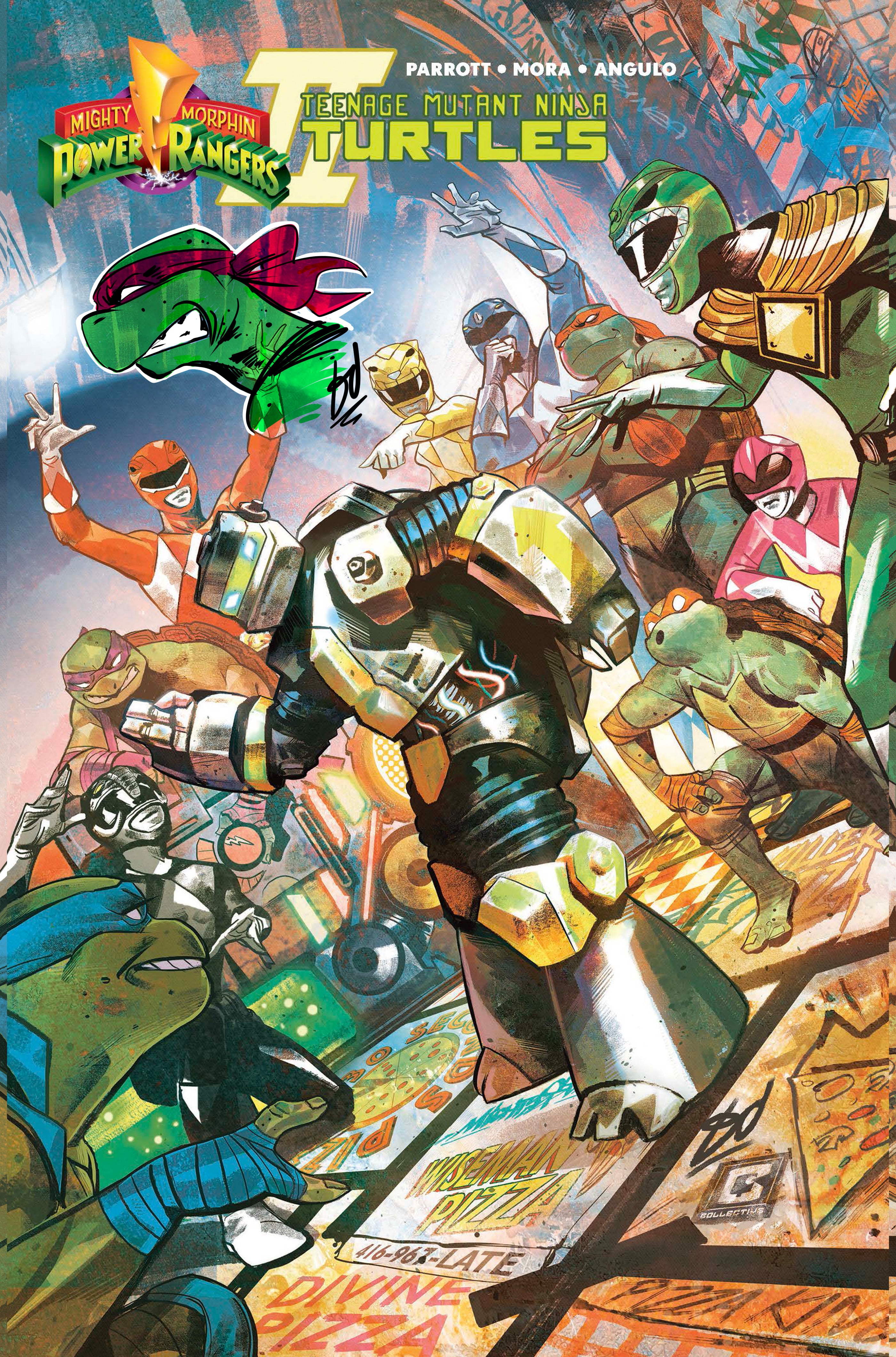 MMPR TMNT II #1 Metalhead Dressed Exclusive Variant REMARQUED