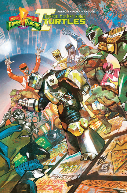 MMPR TMNT II #1 All Variant Bundle + Limited Edition Alpha 5 Full Art Variant + Stickers